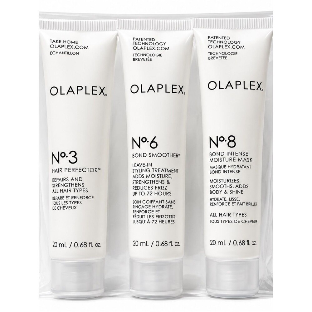 $10 SALE 💋OLAPLEX No.3 No.6 No.8 Hair Repair Treatment Trio 20mL Each - NEW - Picture 1 of 1
